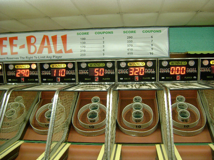 Early Electronic Skee-Ball Lineup