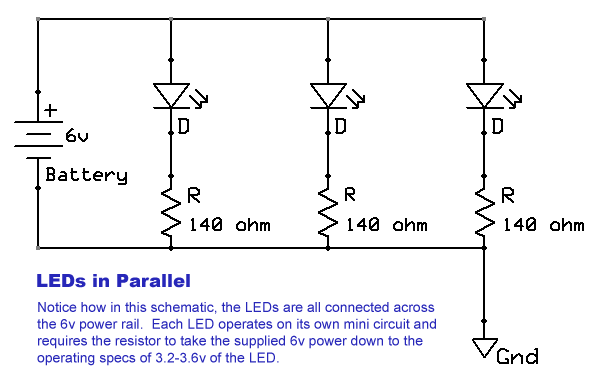 LEDs in Parallel